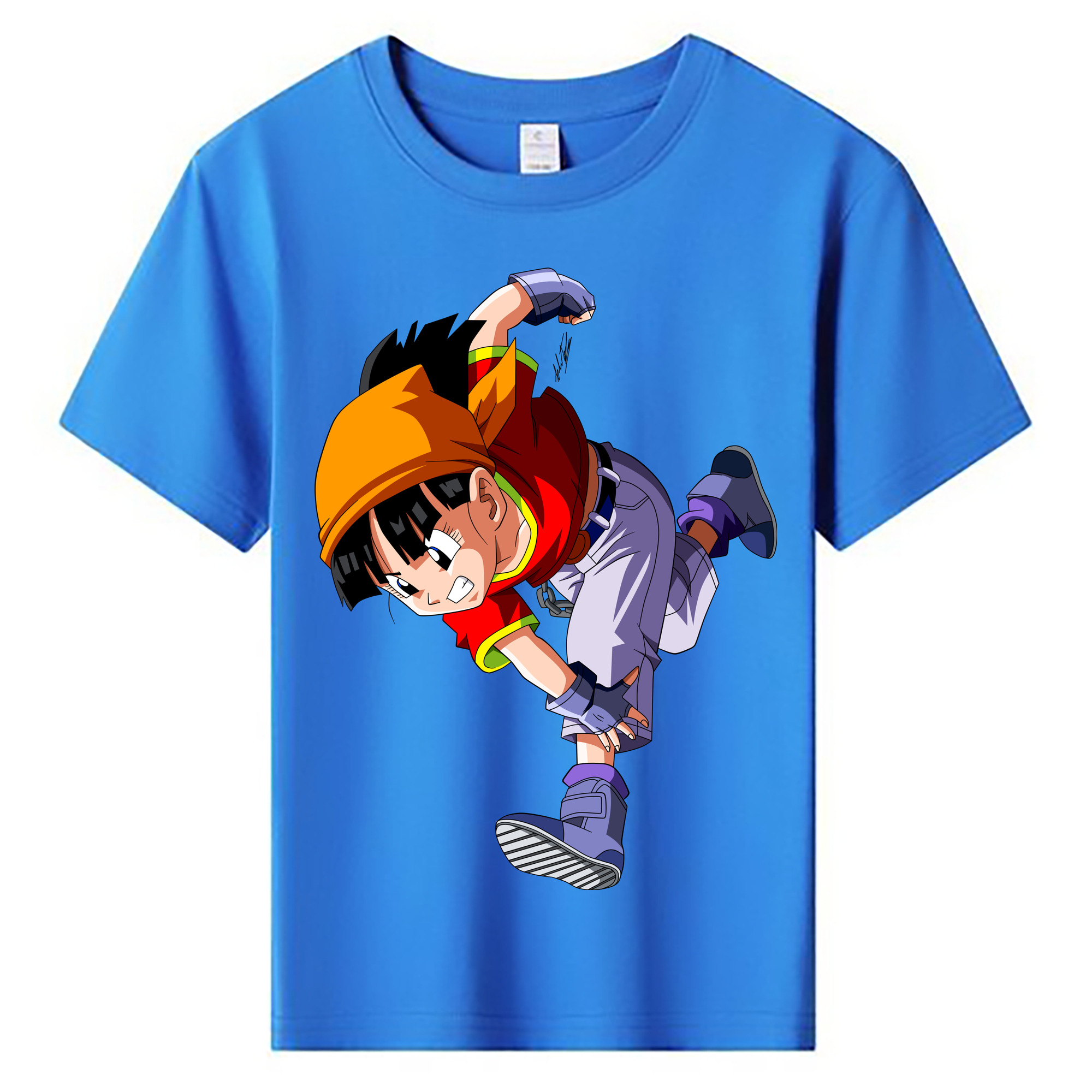 （画像用） ドラゴンボール パン DRAGON BALL Pan 綿100％キッズTシャツ（フロントプリント）